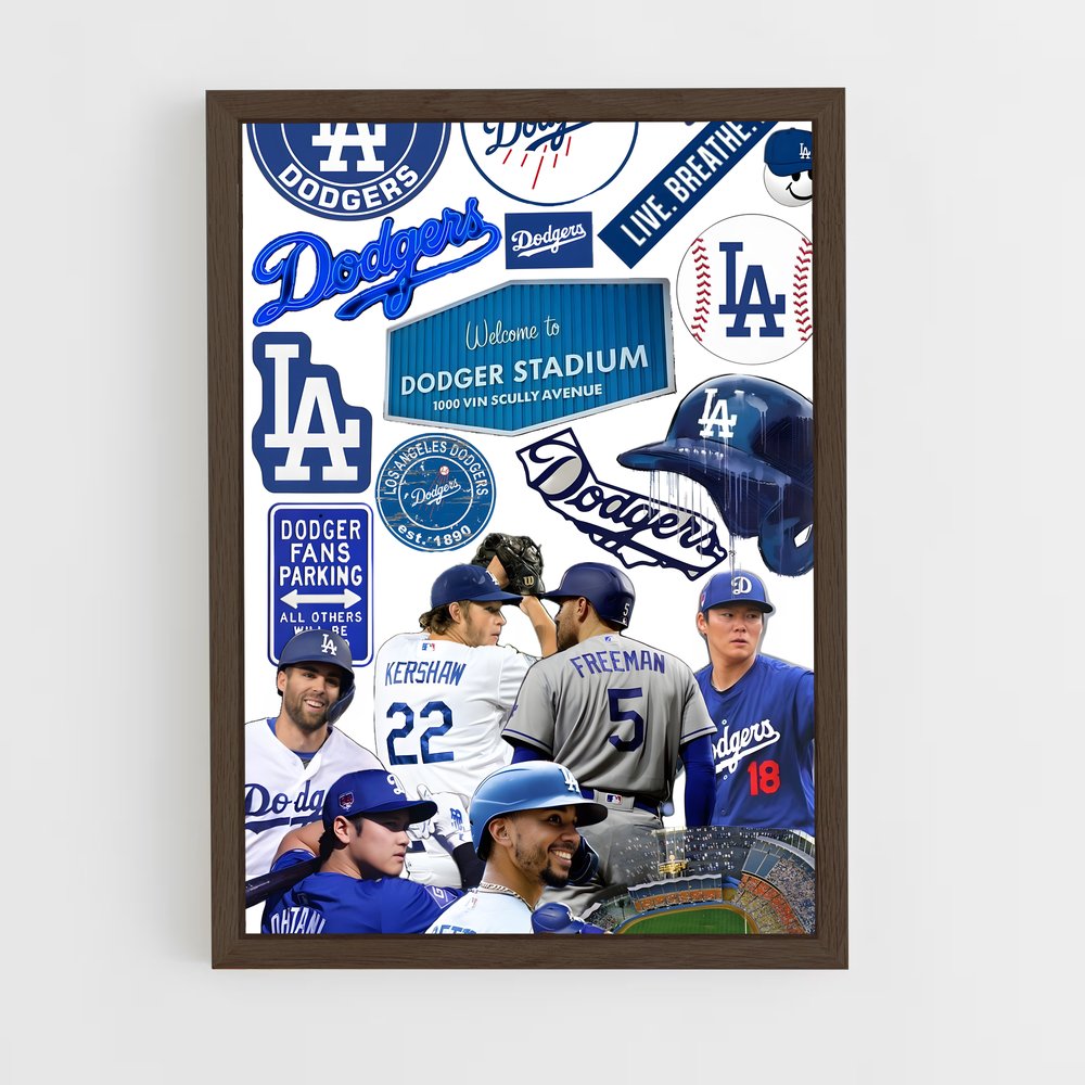 Poster Dodgers Forever – affiche Baseball (vue 5)